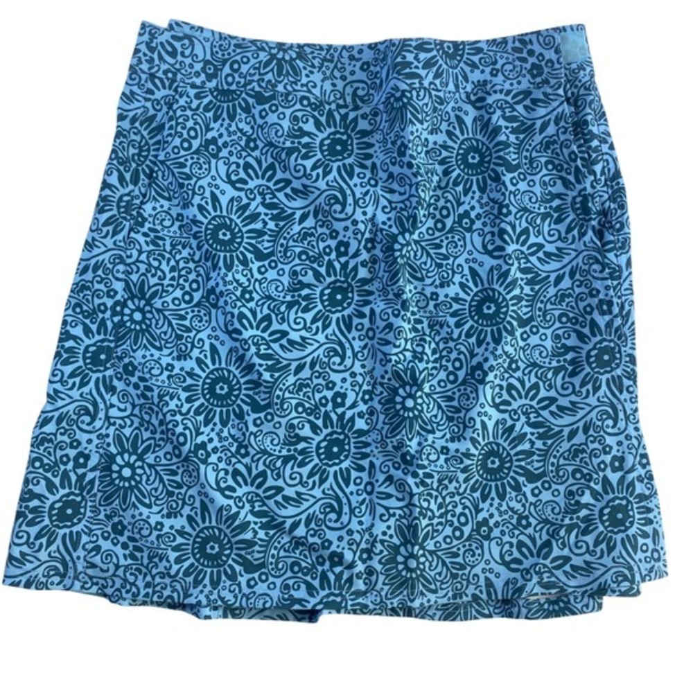 NWT‎ RipSkirt Hawaii Mini Skirt Sz M Blue Pockets Wrap Beach Swim Summer